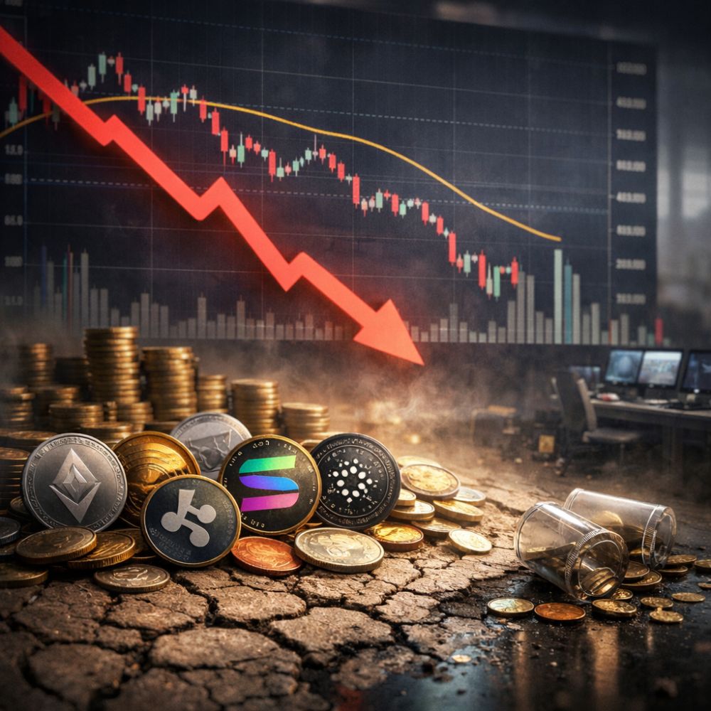 Crypto Market Alert – Why 95 Percent of Altcoins are Crashing While Bitcoin Dominates