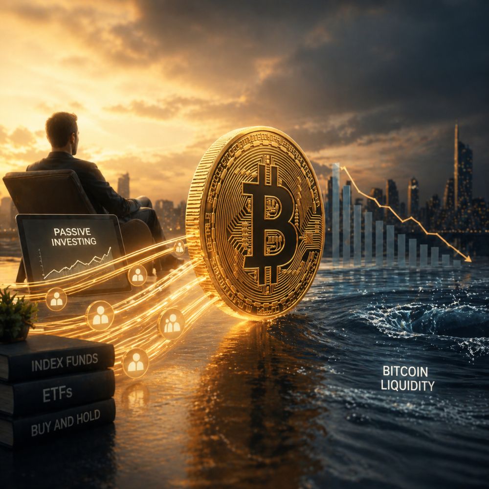 The Rise of Passive Investing and Its Potential Impact on Bitcoin Liquidity