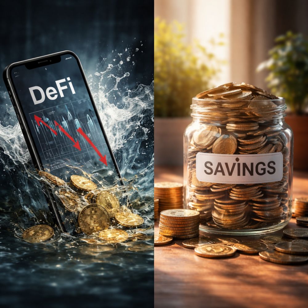 Why Your Bank Might Beat Crypto- DeFi Yields Crash as Savings Rates Rise