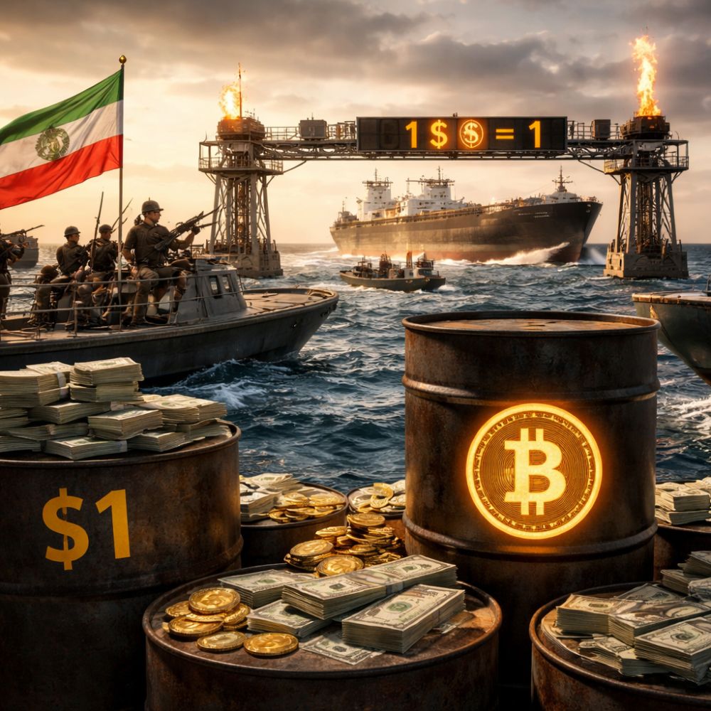 Iran Bitcoin oil tolls strait of Hormuz global energy impact