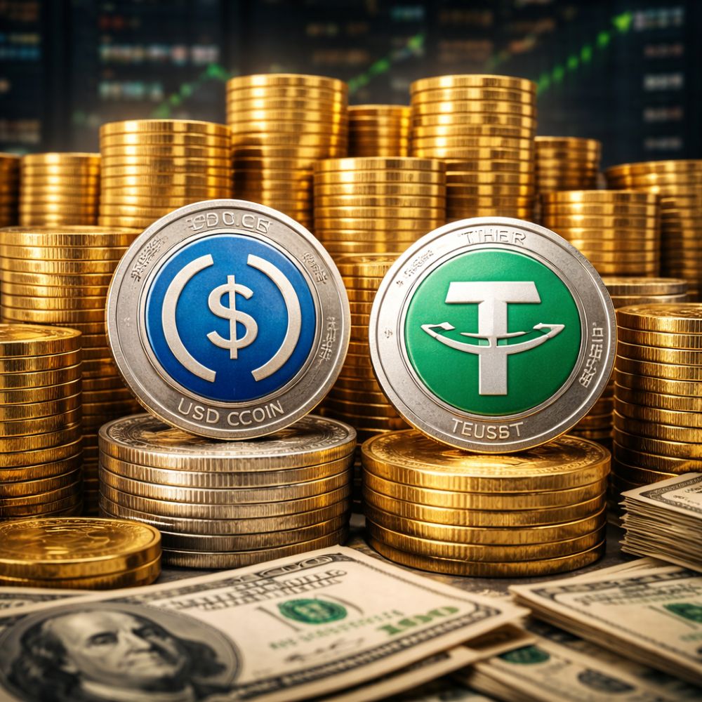 Stablecoin Market Surge – Total Supply Hits 315 Billion Dollars as USDC Gains on USDT