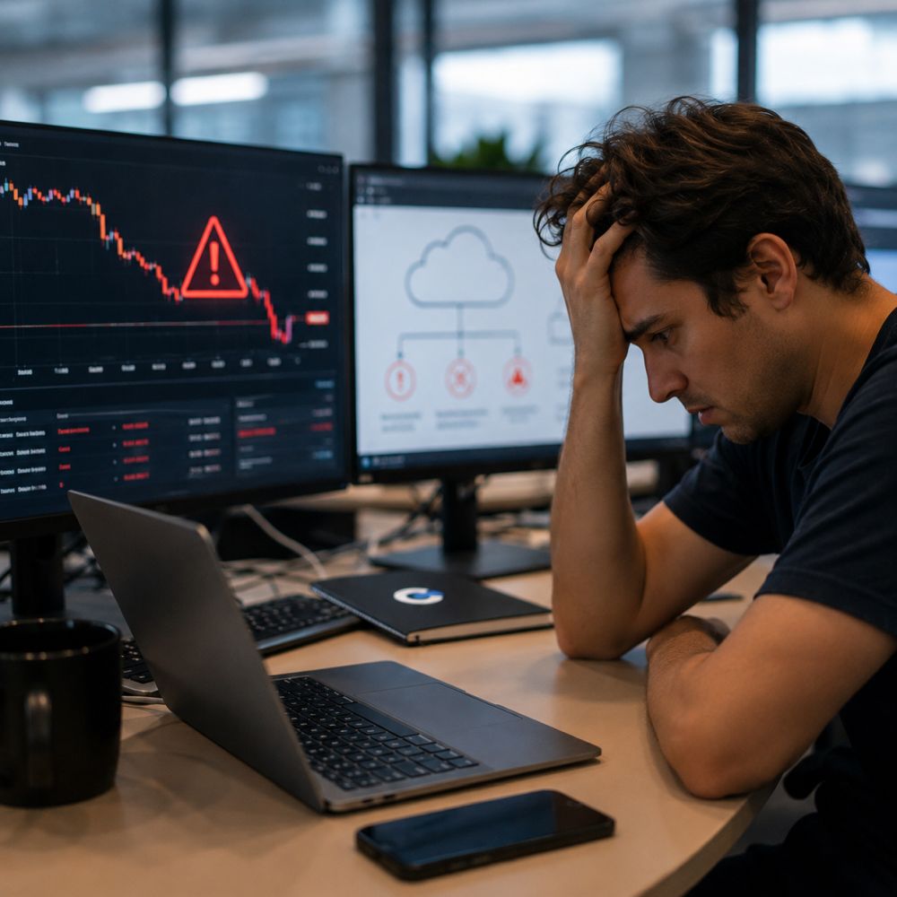Coinbase Trading Halt: Massive AWS Data Center Outage Disrupts Crypto Markets