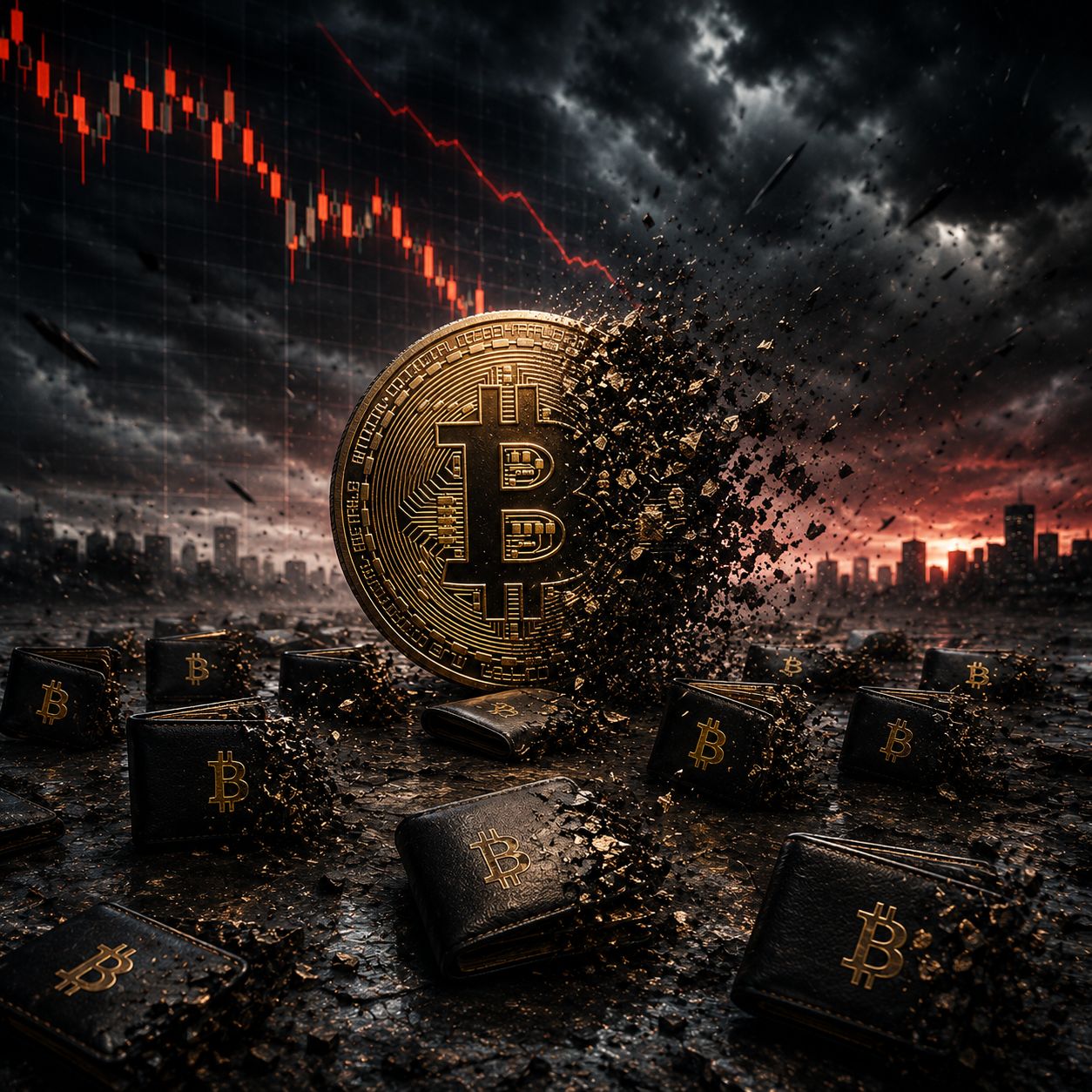Bitcoin Wealth Slump – Thousands of Crypto Millionaire Wallets Wiped Out by Market Volatility
